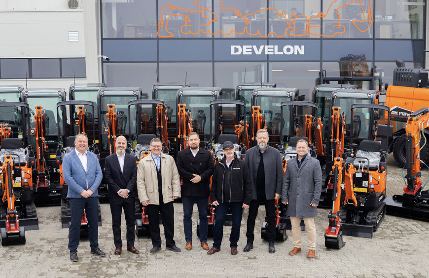 Develon: IZOMAT Construction Rentals Expands Portfolio with 60 New State-of-the-Art DEVELON Machines from GARNEA